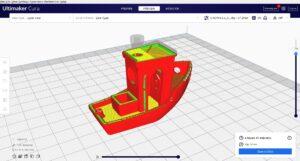 Ultimaker Cura 3D Printing Slicer for prusa interface with Bench